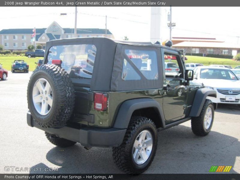 Jeep Green Metallic / Dark Slate Gray/Medium Slate Gray 2008 Jeep Wrangler Rubicon 4x4