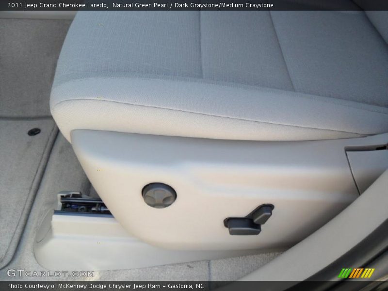 Natural Green Pearl / Dark Graystone/Medium Graystone 2011 Jeep Grand Cherokee Laredo