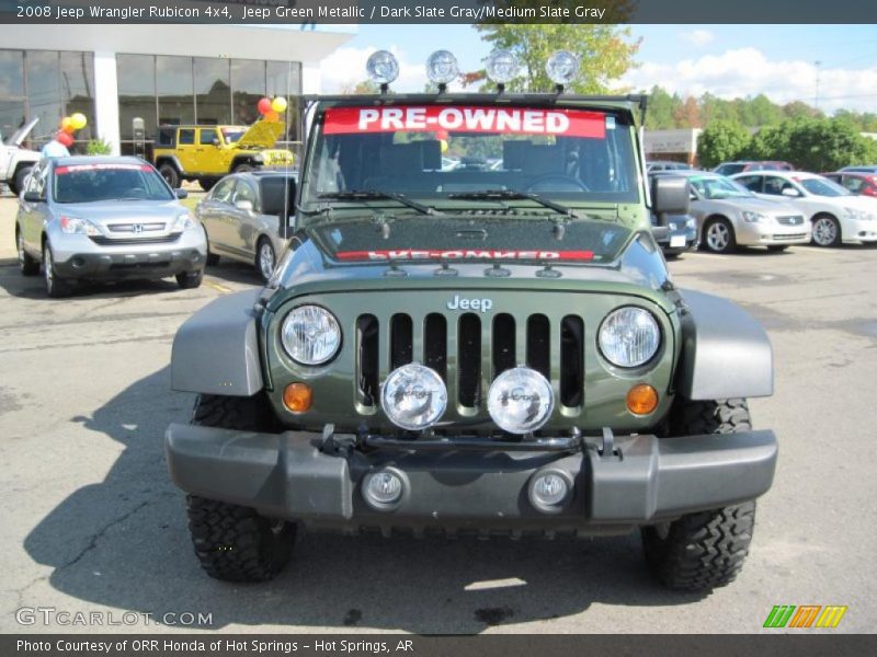 Jeep Green Metallic / Dark Slate Gray/Medium Slate Gray 2008 Jeep Wrangler Rubicon 4x4