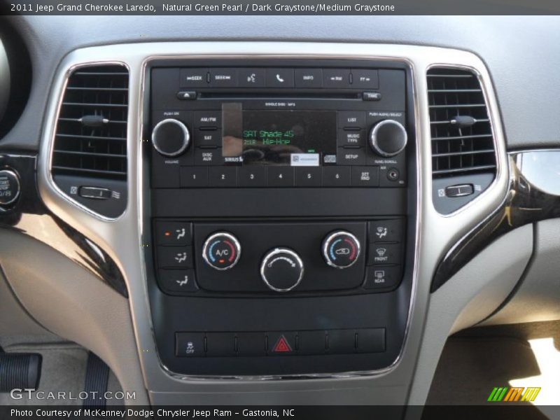 Natural Green Pearl / Dark Graystone/Medium Graystone 2011 Jeep Grand Cherokee Laredo