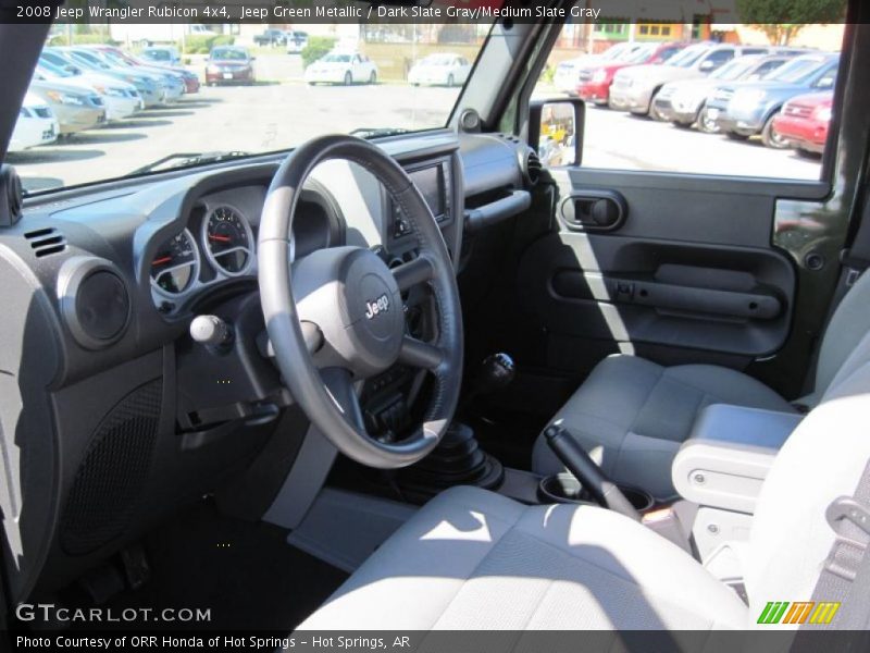 Jeep Green Metallic / Dark Slate Gray/Medium Slate Gray 2008 Jeep Wrangler Rubicon 4x4