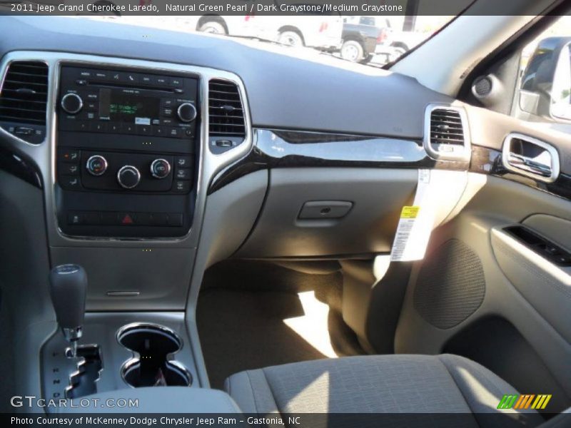 Natural Green Pearl / Dark Graystone/Medium Graystone 2011 Jeep Grand Cherokee Laredo