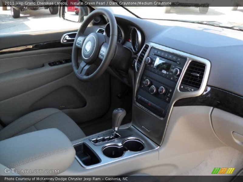 Natural Green Pearl / Dark Graystone/Medium Graystone 2011 Jeep Grand Cherokee Laredo