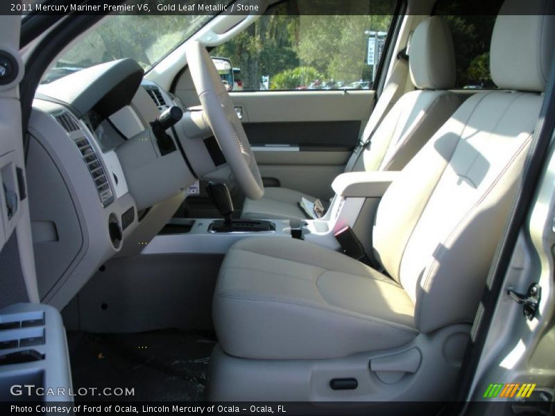 Gold Leaf Metallic / Stone 2011 Mercury Mariner Premier V6