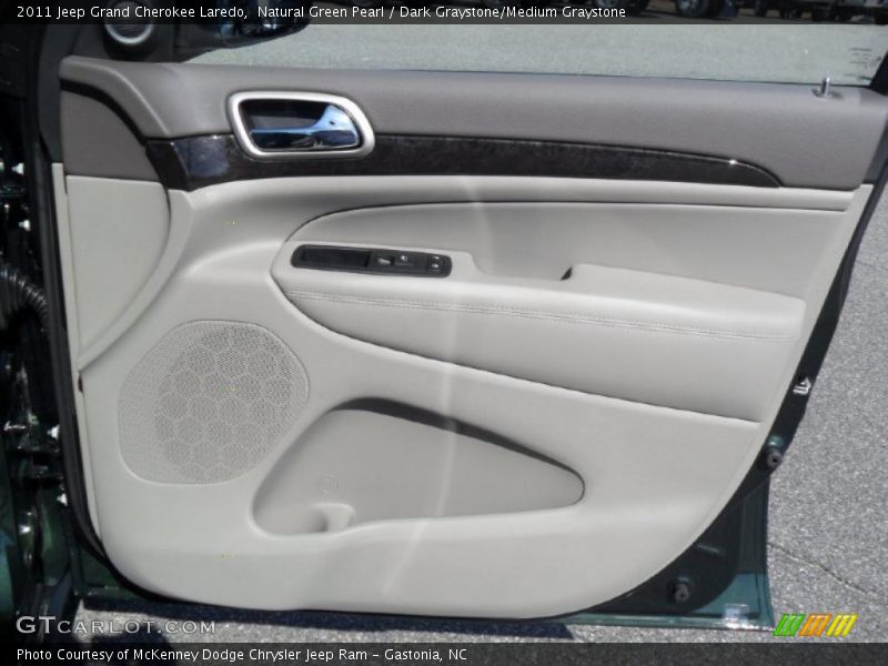 Natural Green Pearl / Dark Graystone/Medium Graystone 2011 Jeep Grand Cherokee Laredo
