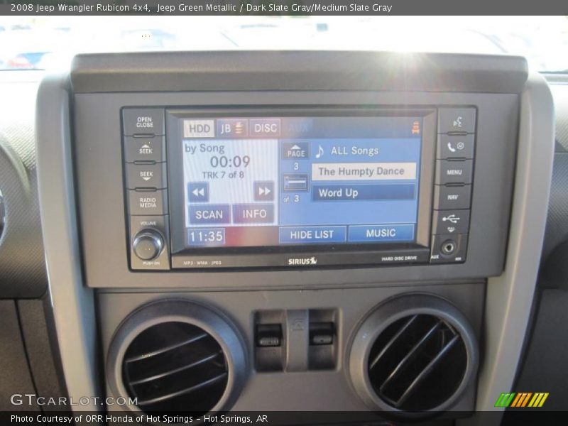 Navigation of 2008 Wrangler Rubicon 4x4