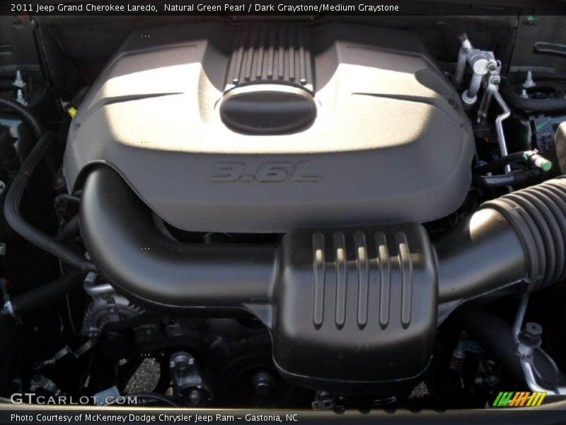 Natural Green Pearl / Dark Graystone/Medium Graystone 2011 Jeep Grand Cherokee Laredo