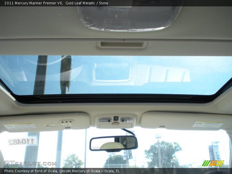 Gold Leaf Metallic / Stone 2011 Mercury Mariner Premier V6