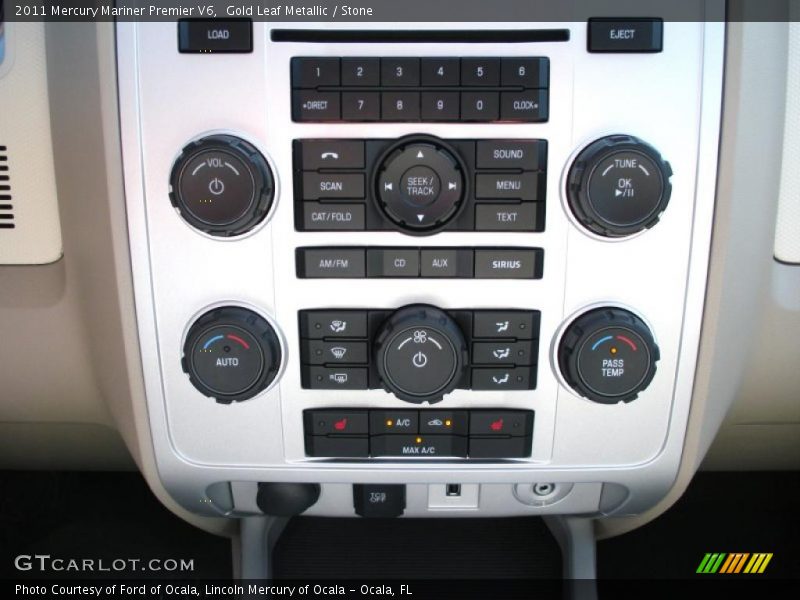 Controls of 2011 Mariner Premier V6