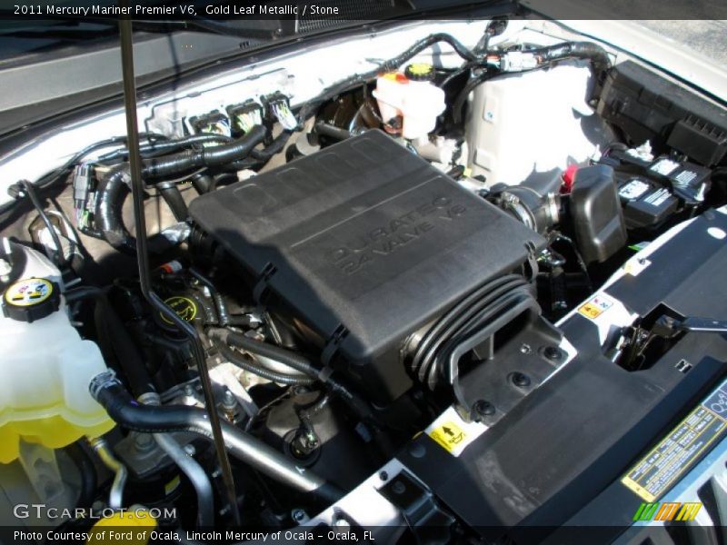  2011 Mariner Premier V6 Engine - 3.0 Liter DOHC 24-Valve VVT V6