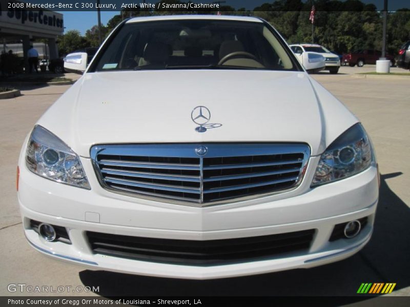 Arctic White / Savanna/Cashmere 2008 Mercedes-Benz C 300 Luxury