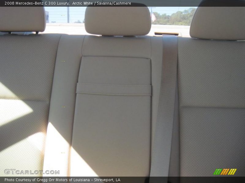 Arctic White / Savanna/Cashmere 2008 Mercedes-Benz C 300 Luxury