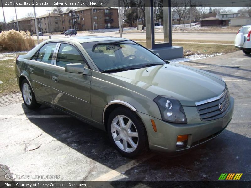 Silver Green / Light Neutral 2005 Cadillac CTS Sedan
