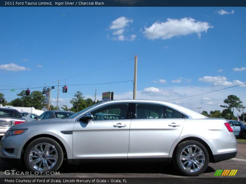 Ingot Silver / Charcoal Black 2011 Ford Taurus Limited