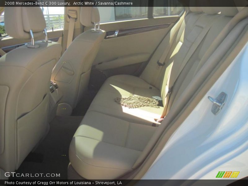 Arctic White / Savanna/Cashmere 2008 Mercedes-Benz C 300 Luxury