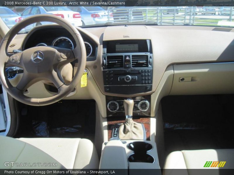 Arctic White / Savanna/Cashmere 2008 Mercedes-Benz C 300 Luxury
