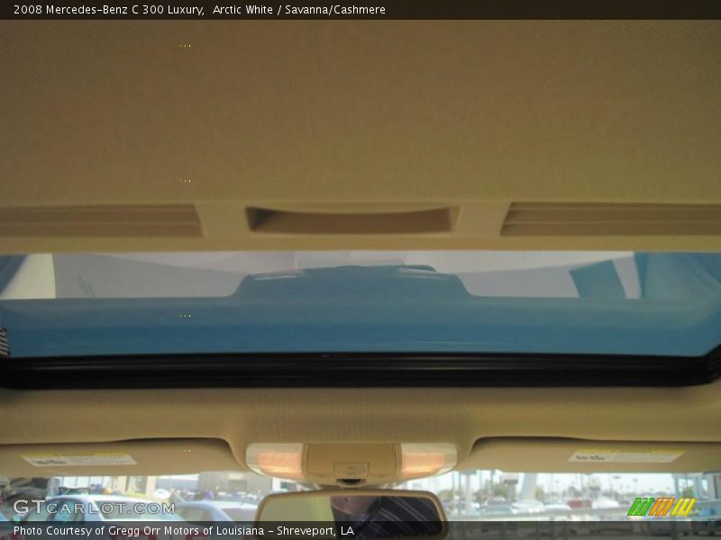 Arctic White / Savanna/Cashmere 2008 Mercedes-Benz C 300 Luxury