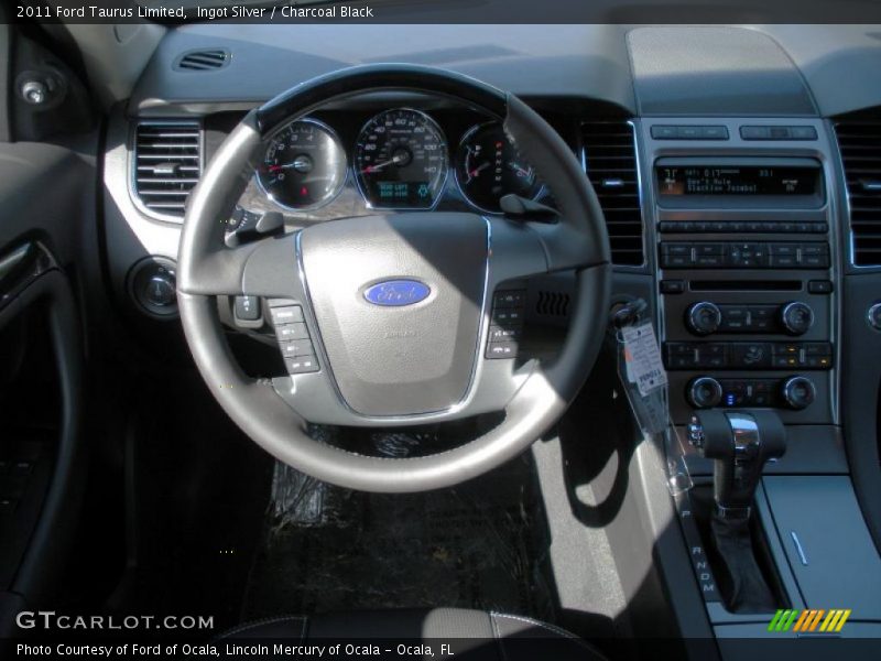 Ingot Silver / Charcoal Black 2011 Ford Taurus Limited