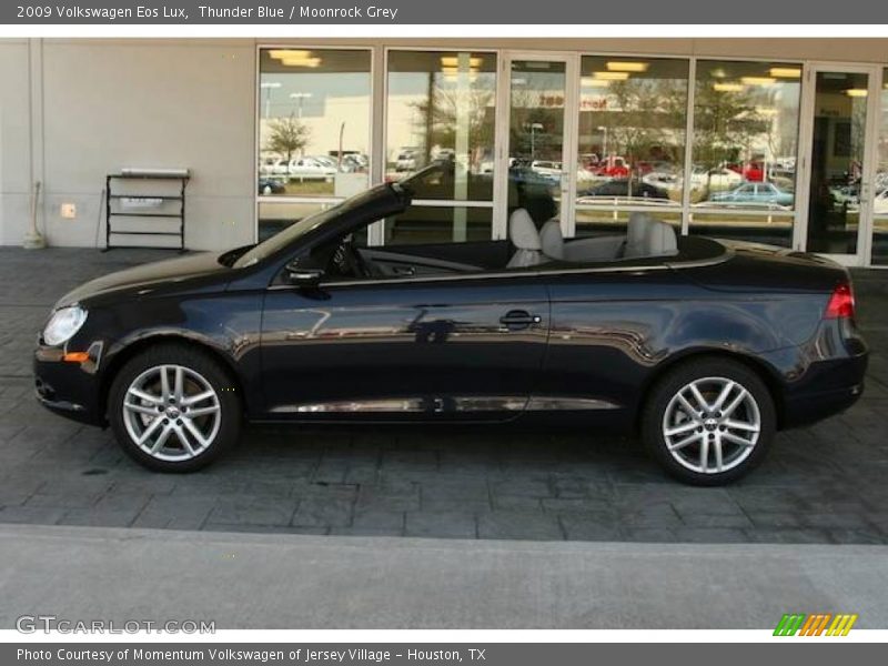 Thunder Blue / Moonrock Grey 2009 Volkswagen Eos Lux