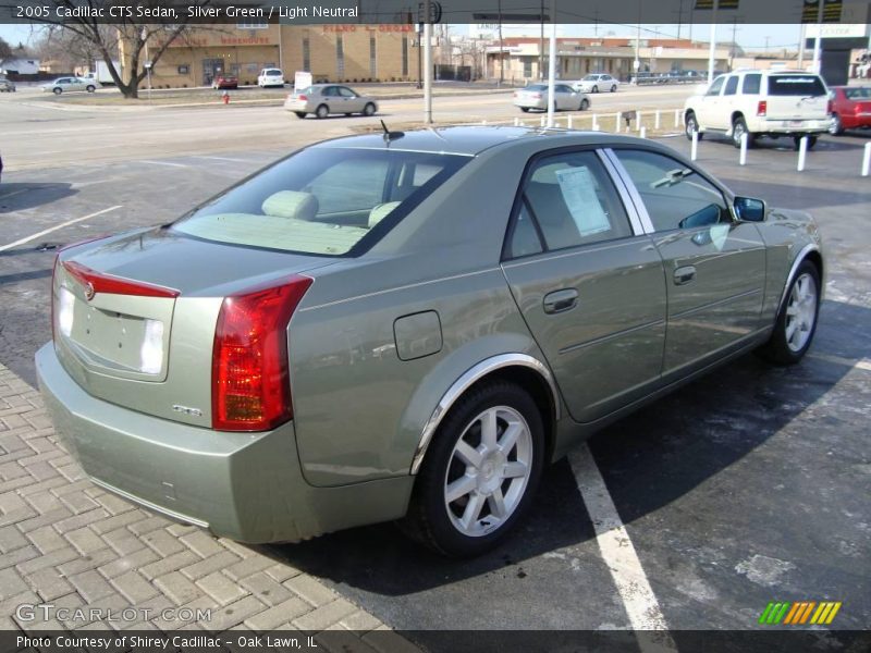 Silver Green / Light Neutral 2005 Cadillac CTS Sedan