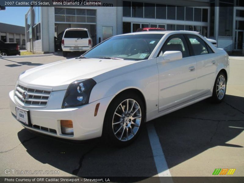 White Diamond / Cashmere 2007 Cadillac CTS Sedan