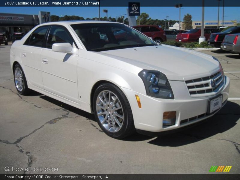 White Diamond / Cashmere 2007 Cadillac CTS Sedan