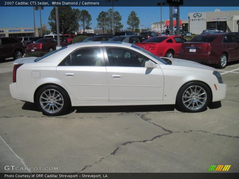 White Diamond / Cashmere 2007 Cadillac CTS Sedan