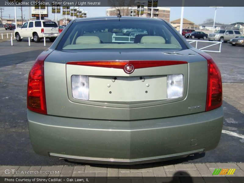 Silver Green / Light Neutral 2005 Cadillac CTS Sedan