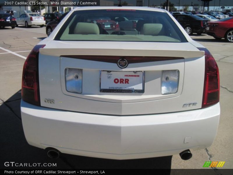 White Diamond / Cashmere 2007 Cadillac CTS Sedan