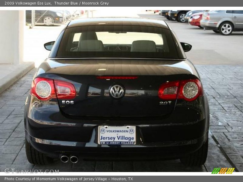 Thunder Blue / Moonrock Grey 2009 Volkswagen Eos Lux