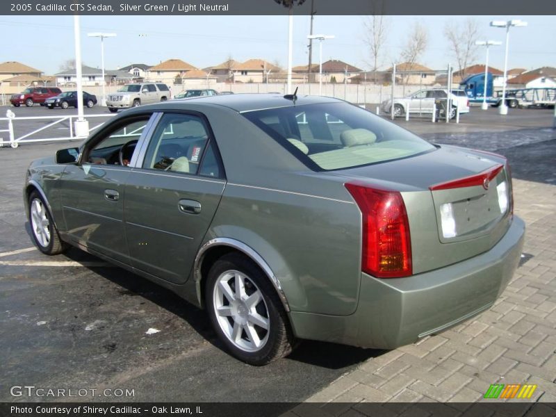 Silver Green / Light Neutral 2005 Cadillac CTS Sedan