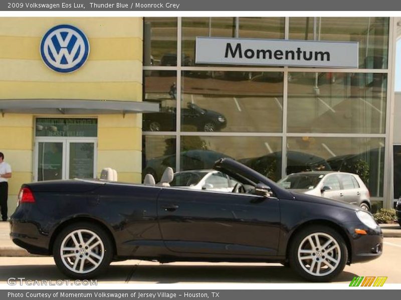 Thunder Blue / Moonrock Grey 2009 Volkswagen Eos Lux