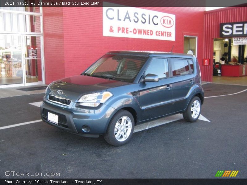 Denim Blue / Black Soul Logo Cloth 2011 Kia Soul +