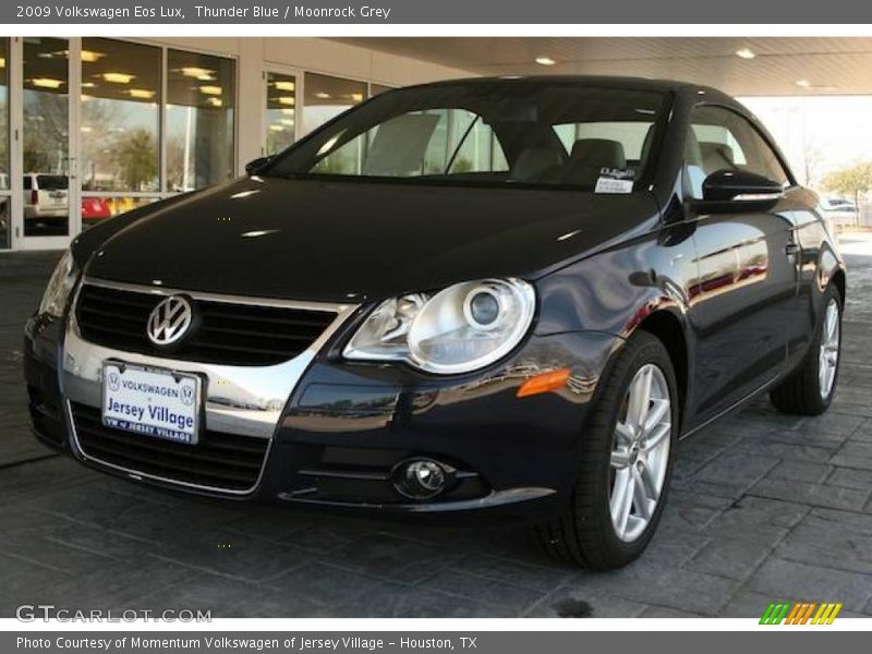 Thunder Blue / Moonrock Grey 2009 Volkswagen Eos Lux