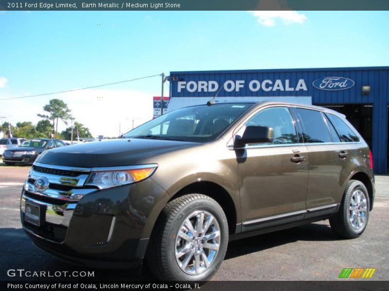 Earth Metallic / Medium Light Stone 2011 Ford Edge Limited