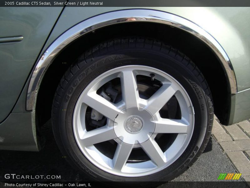 Silver Green / Light Neutral 2005 Cadillac CTS Sedan