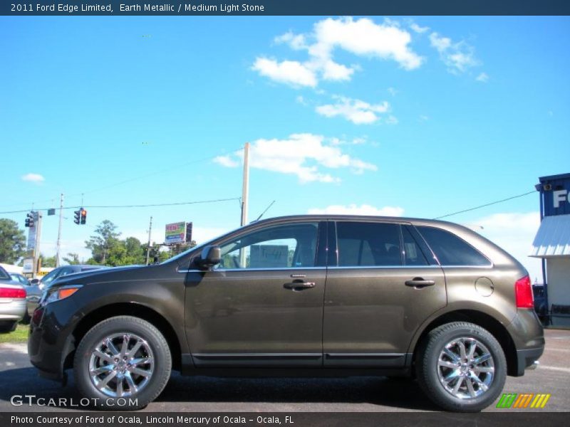 Earth Metallic / Medium Light Stone 2011 Ford Edge Limited