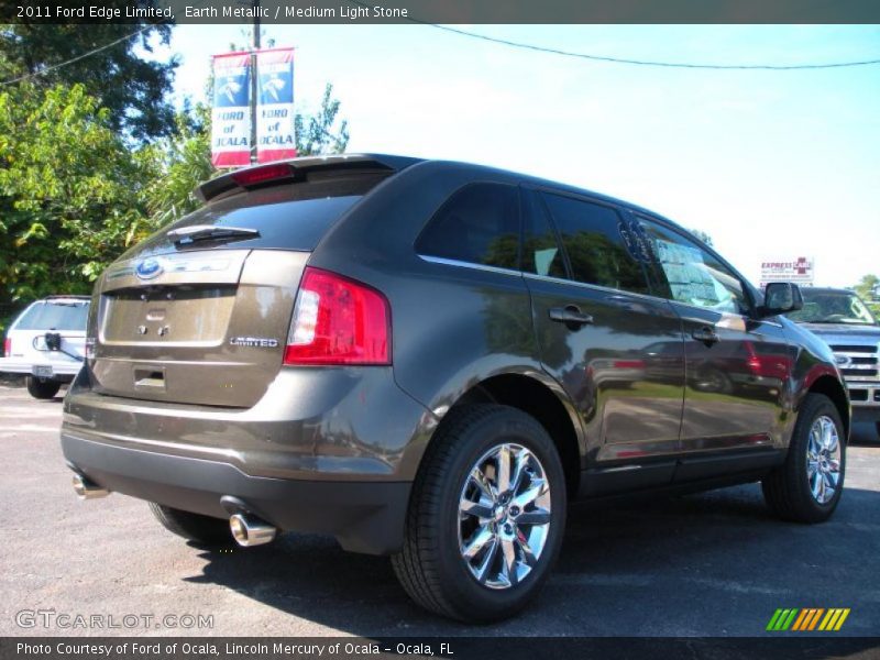 Earth Metallic / Medium Light Stone 2011 Ford Edge Limited