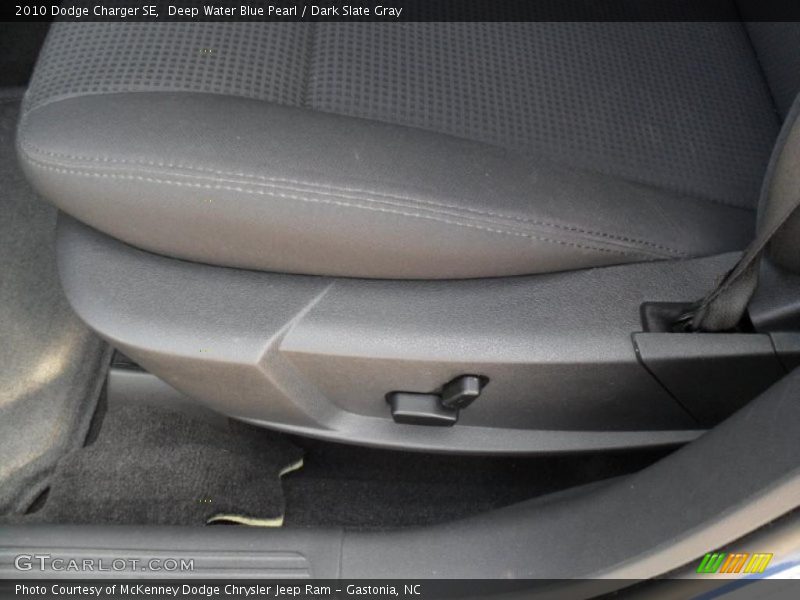 Deep Water Blue Pearl / Dark Slate Gray 2010 Dodge Charger SE