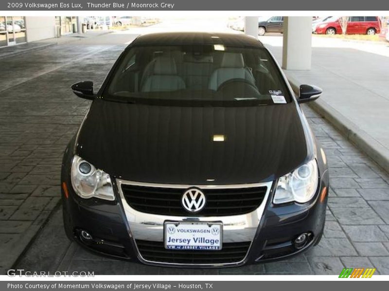 Thunder Blue / Moonrock Grey 2009 Volkswagen Eos Lux