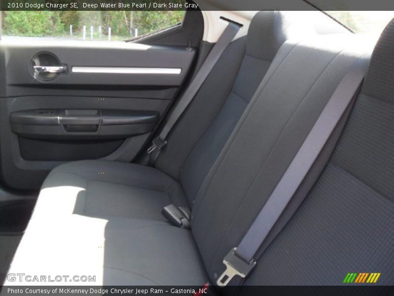 Deep Water Blue Pearl / Dark Slate Gray 2010 Dodge Charger SE