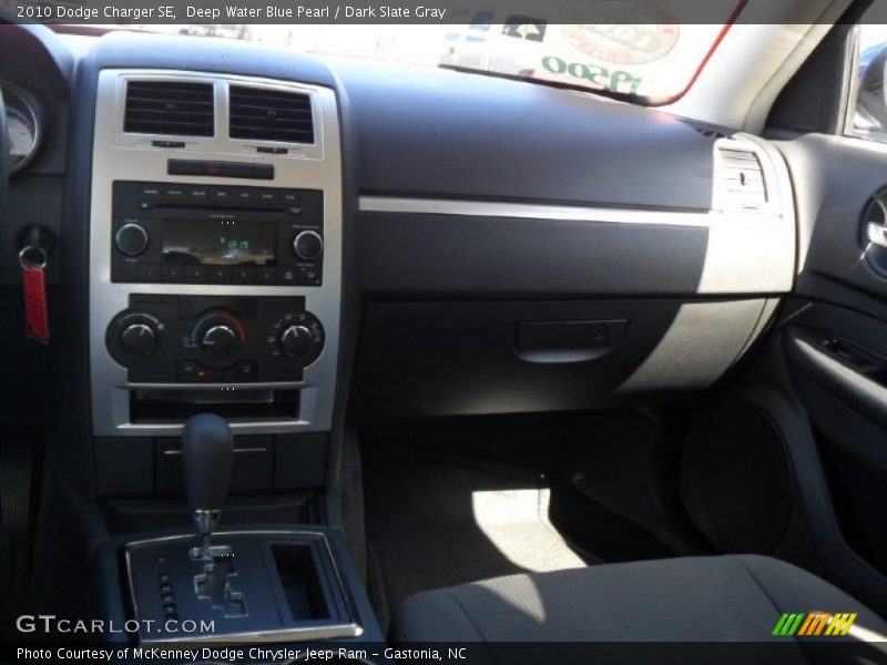 Deep Water Blue Pearl / Dark Slate Gray 2010 Dodge Charger SE