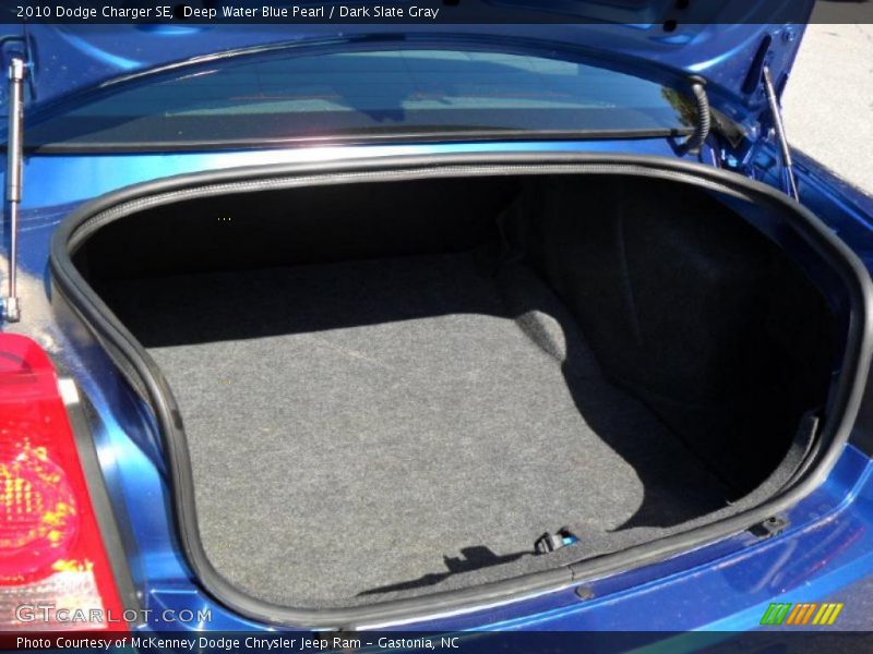 Deep Water Blue Pearl / Dark Slate Gray 2010 Dodge Charger SE