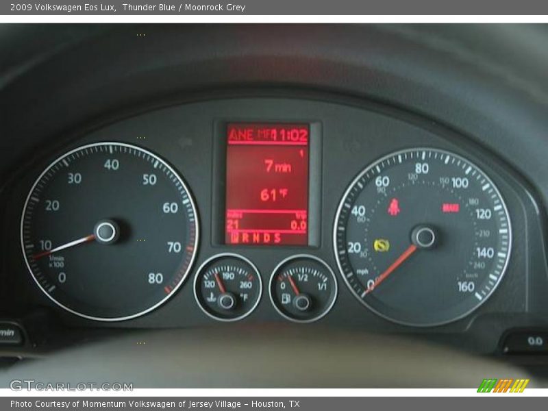 Thunder Blue / Moonrock Grey 2009 Volkswagen Eos Lux