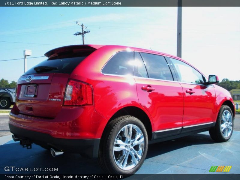 Red Candy Metallic / Medium Light Stone 2011 Ford Edge Limited