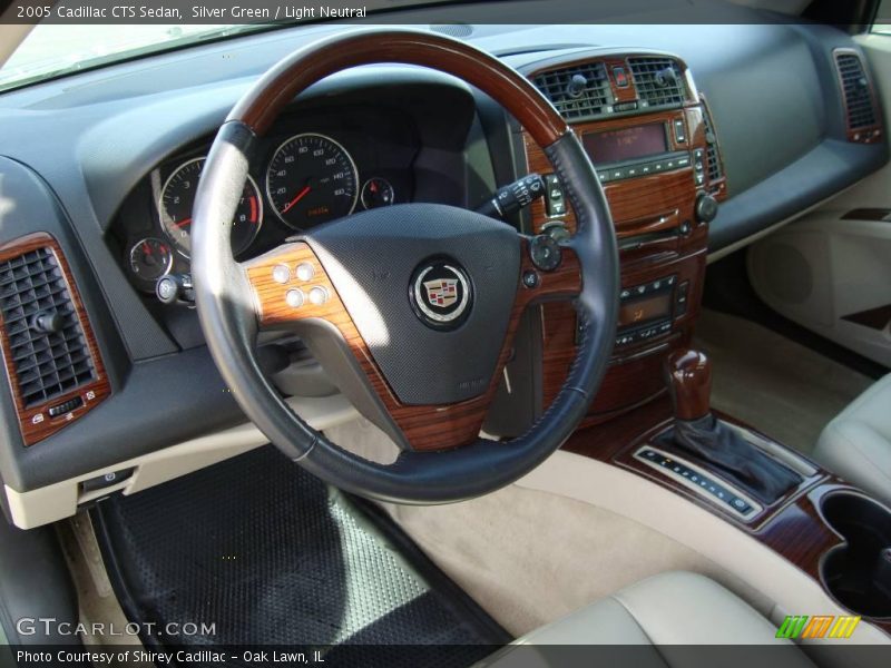 Silver Green / Light Neutral 2005 Cadillac CTS Sedan