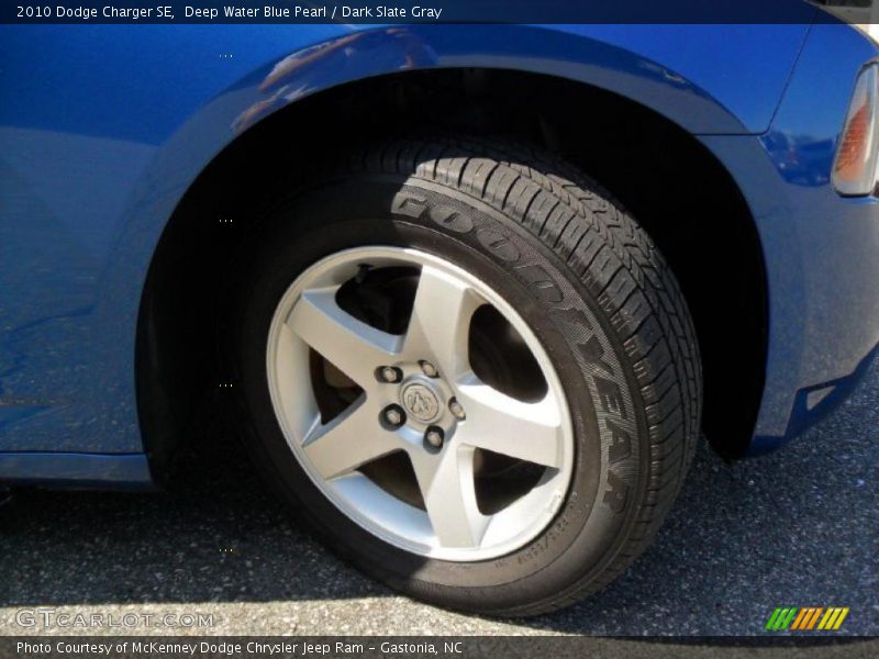 Deep Water Blue Pearl / Dark Slate Gray 2010 Dodge Charger SE