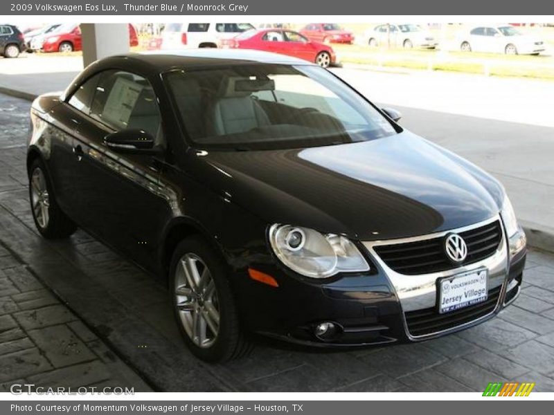 Thunder Blue / Moonrock Grey 2009 Volkswagen Eos Lux