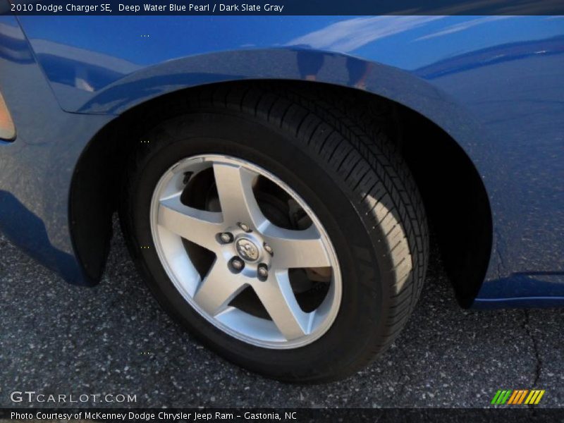 Deep Water Blue Pearl / Dark Slate Gray 2010 Dodge Charger SE
