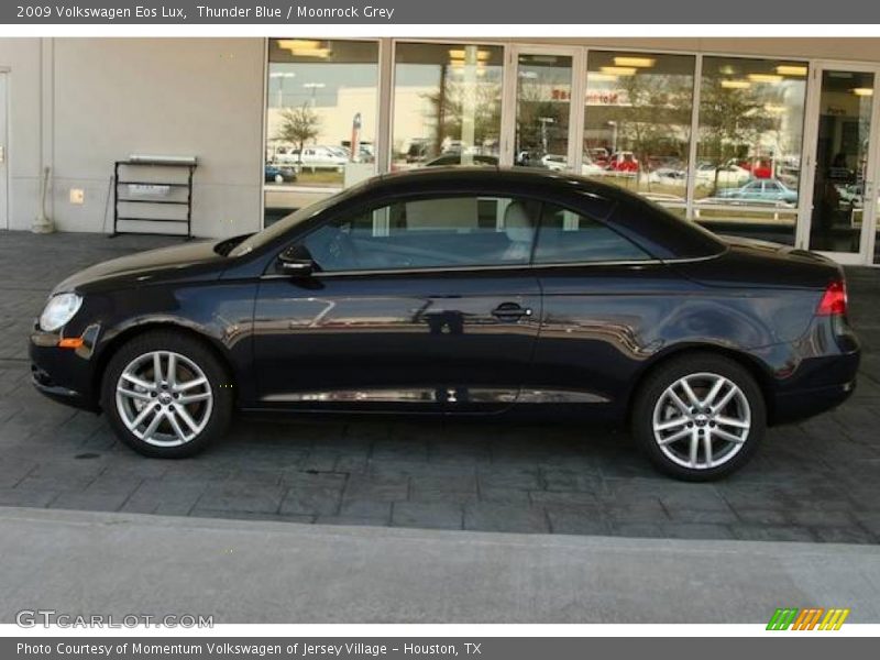 Thunder Blue / Moonrock Grey 2009 Volkswagen Eos Lux